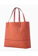The Taylor Tote - Orange Suede