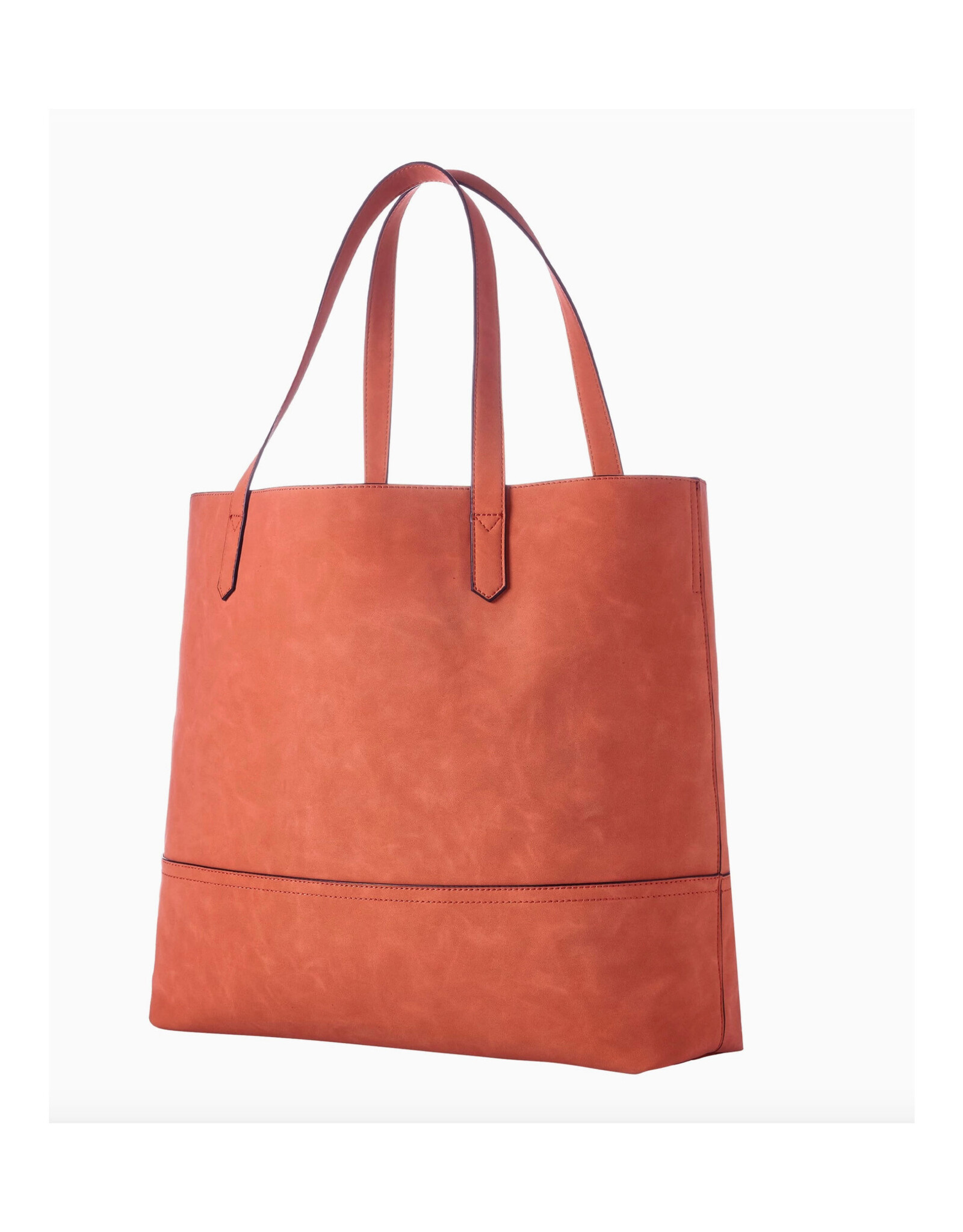 The Taylor Tote - Orange Suede