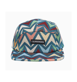 Jacquard 5 Panel Hat - I Surrender Zigzag