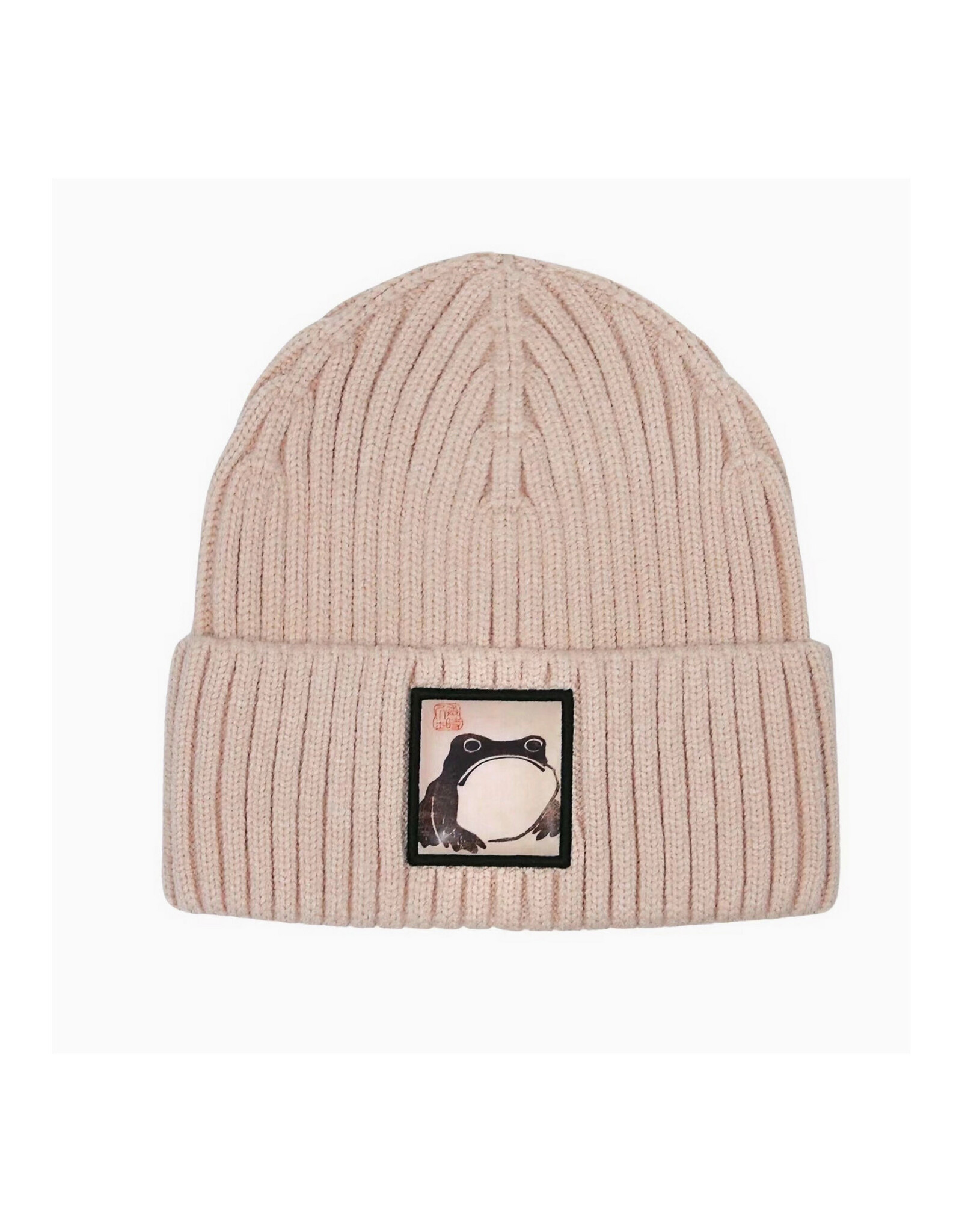 Matsumoto Hoji Japanese Frog Patch Beanie
