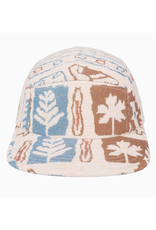 Jacquard 5 Panel Hat - Beige Nature