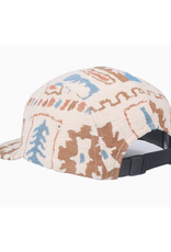 Jacquard 5 Panel Hat - Beige Nature