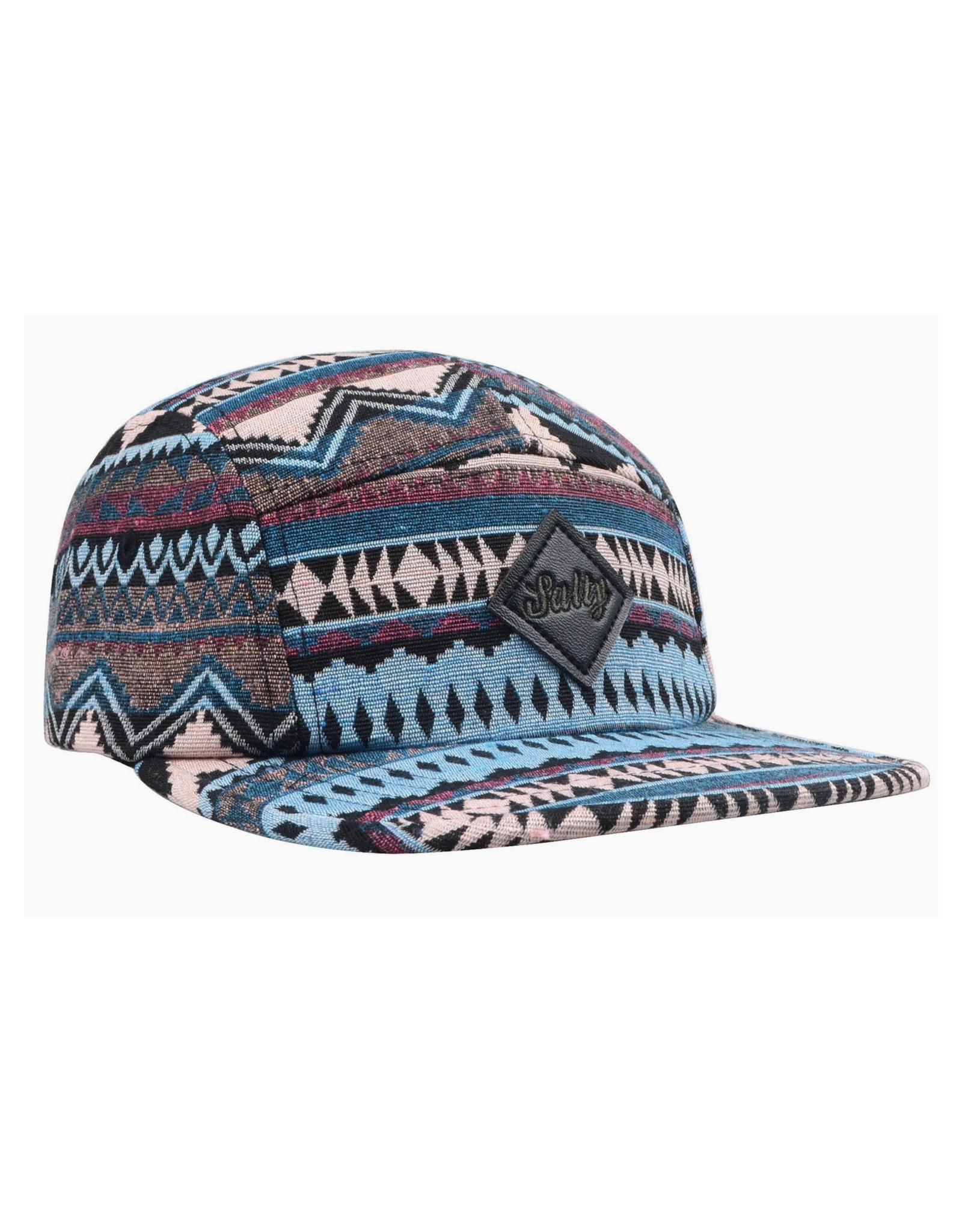 Jacquard 5 Panel Hat - Salty Native Brown