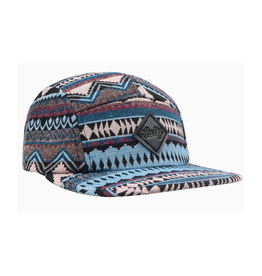 Jacquard 5 Panel Hat - Salty Native Brown