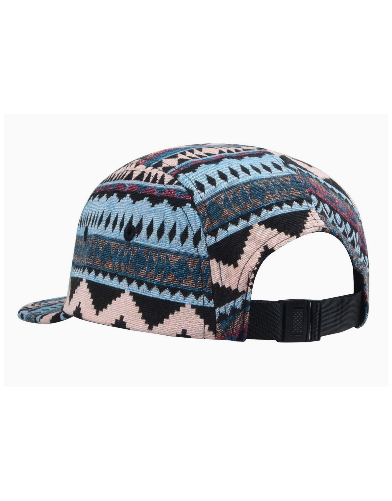 Jacquard 5 Panel Hat - Salty Native Brown