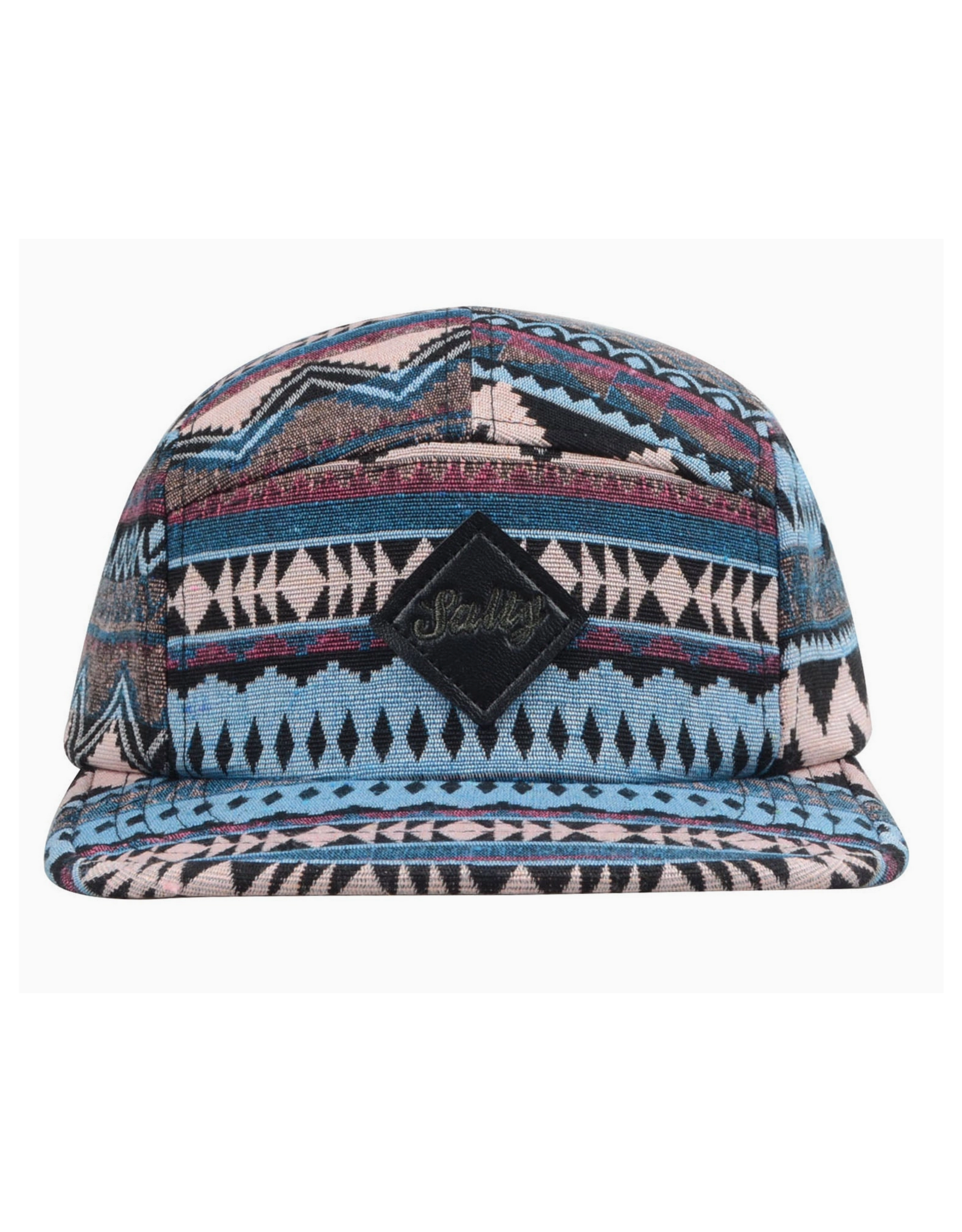 Jacquard 5 Panel Hat - Salty Native Brown