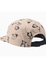 Cotton 5 Panel Hat - Khaki Opossum