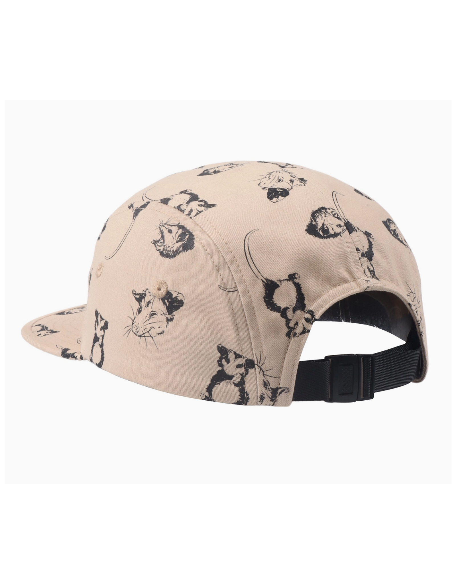 Cotton 5 Panel Hat - Khaki Opossum
