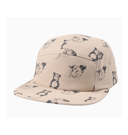 Cotton 5 Panel Hat - Khaki Opossum