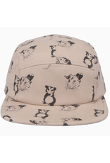 Cotton 5 Panel Hat - Khaki Opossum
