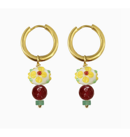 Garden Party Hoops Earrings