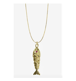 Hinged Fish Necklace