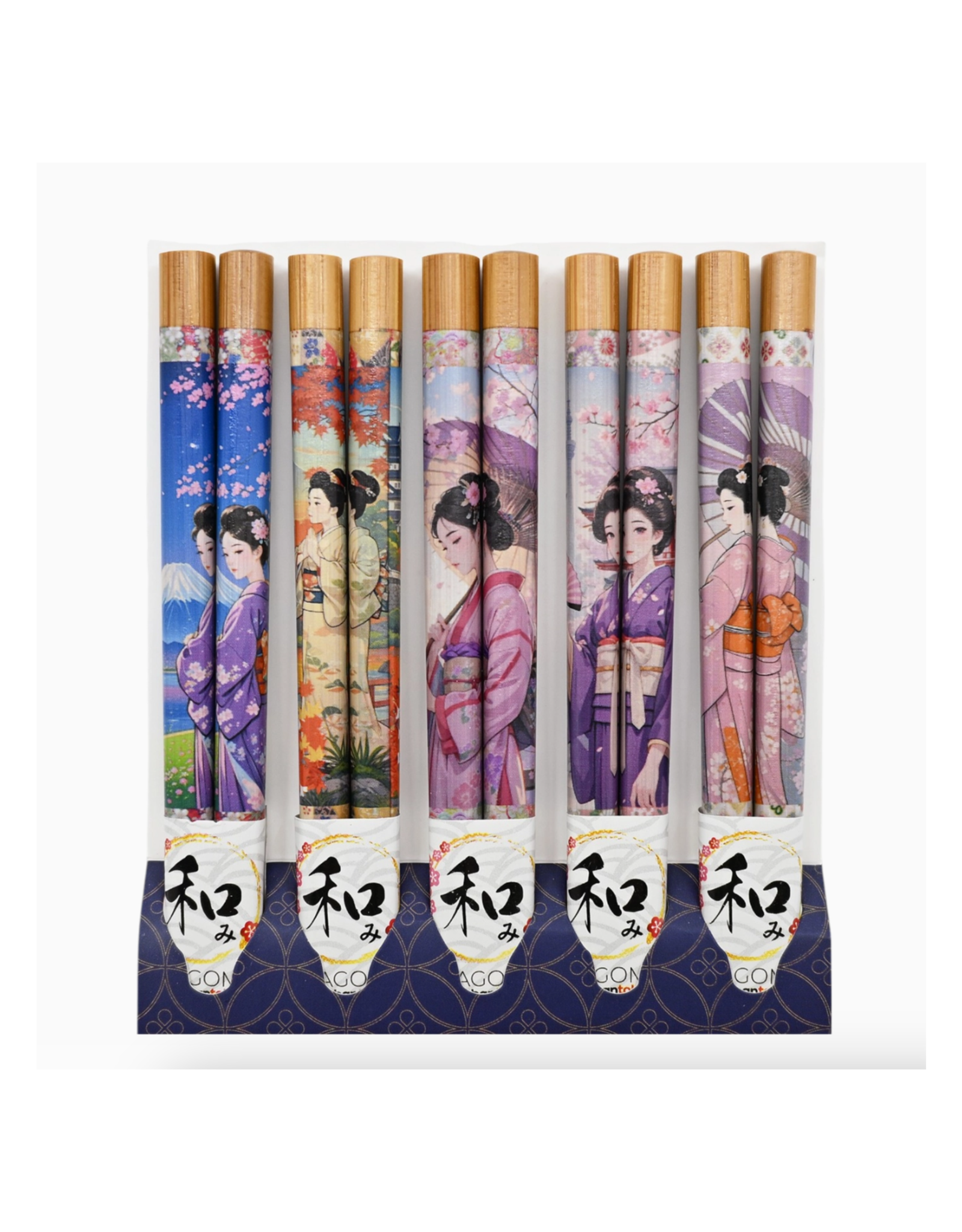 Geisha Chopsticks Set of 5 (Urban)