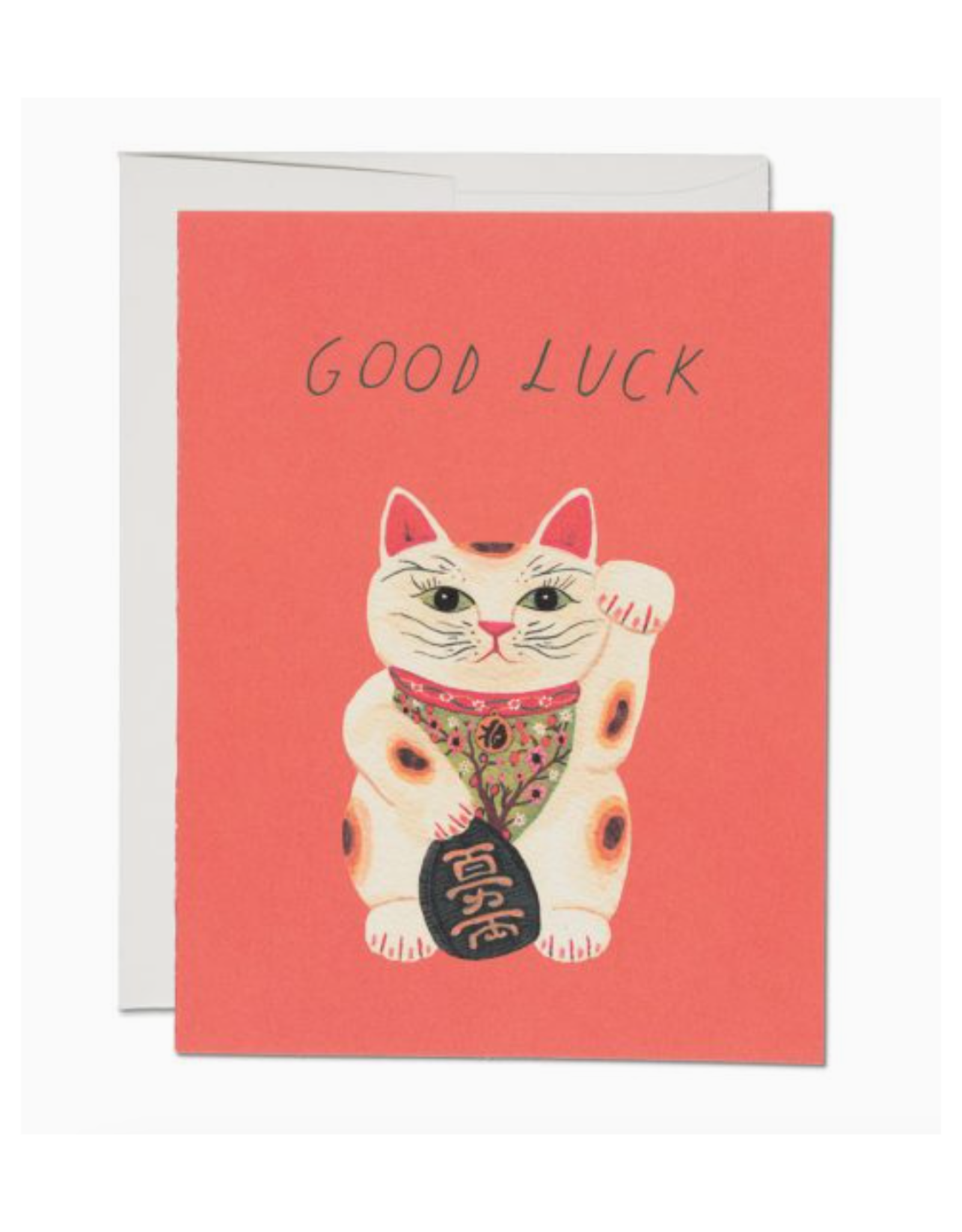 Good Luck Kitty Greeting Card