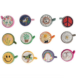 Embroidered Wool Felt Tape Measure (Assorted)