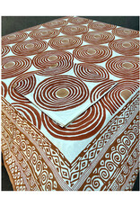 Russet Orange Circles Tablecloth