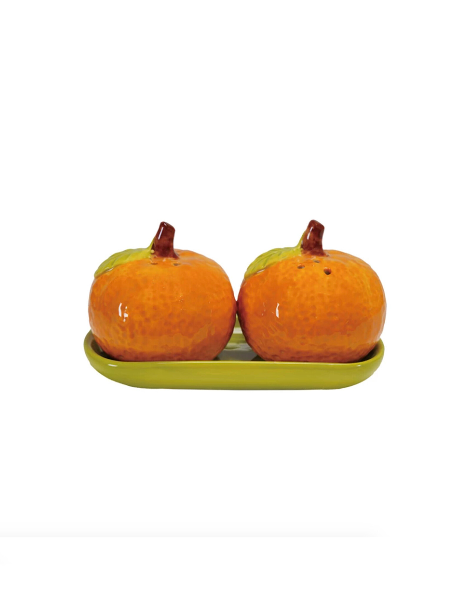Clementine Shaped Salt & Pepper Shakers