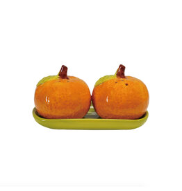 Clementine Shaped Salt & Pepper Shakers