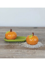 Clementine Shaped Salt & Pepper Shakers