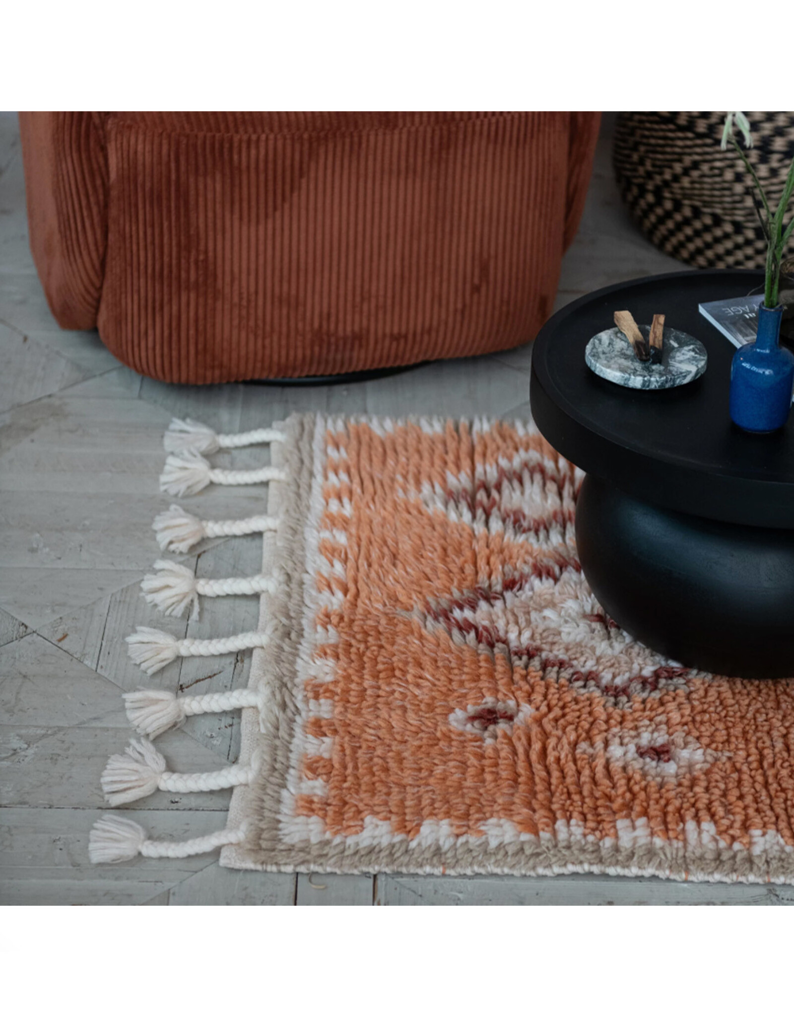 New Zealand Wool Shag Floor Runner 3' x 6'