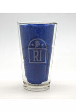Rhode Island Emblem Pint Glass