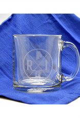 Rhode Island Emblem Glass Coffee Mug
