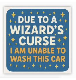 Due To A Wizard's Curse Sticker