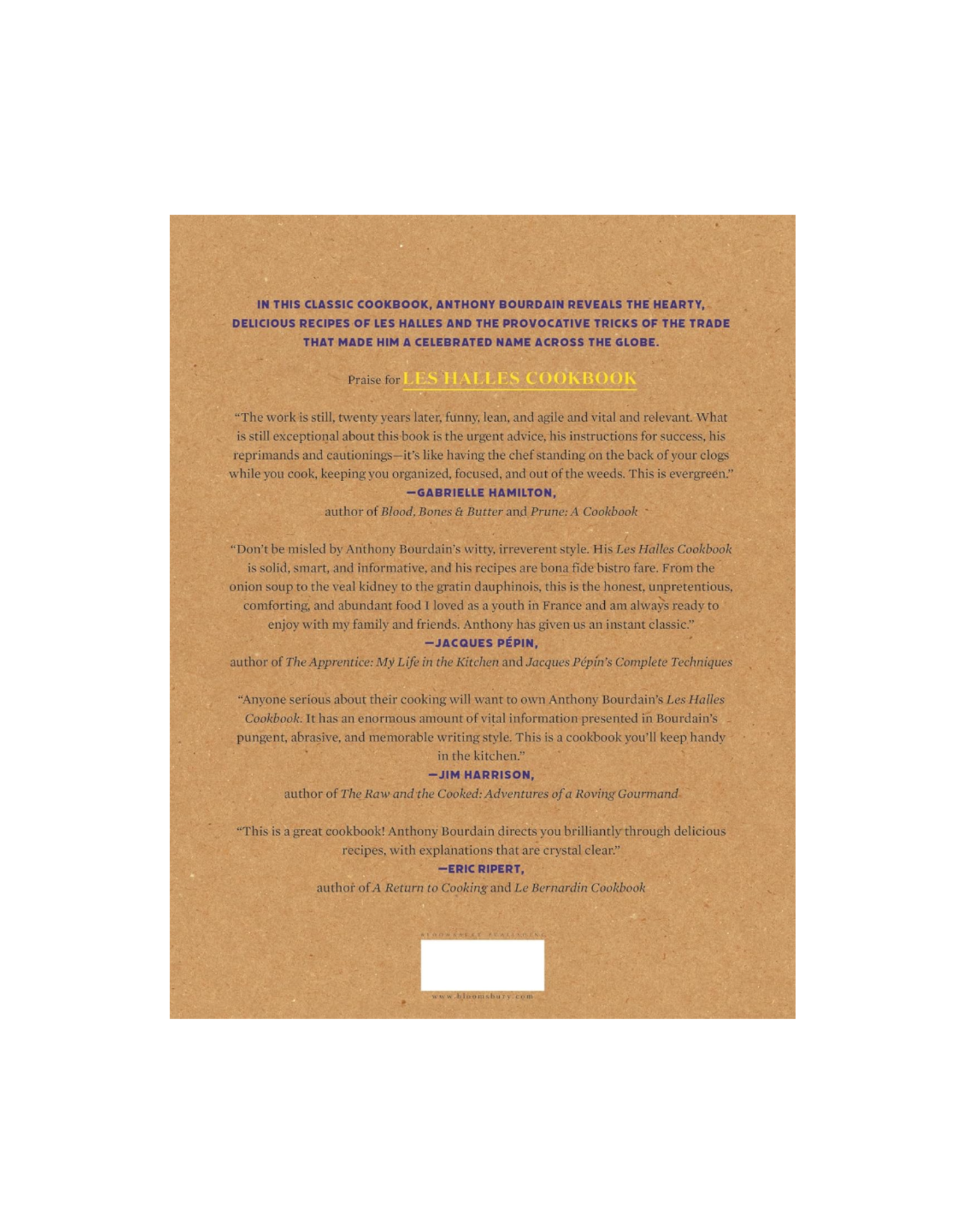 Anthony Bourdain's Les Halles Cookbook