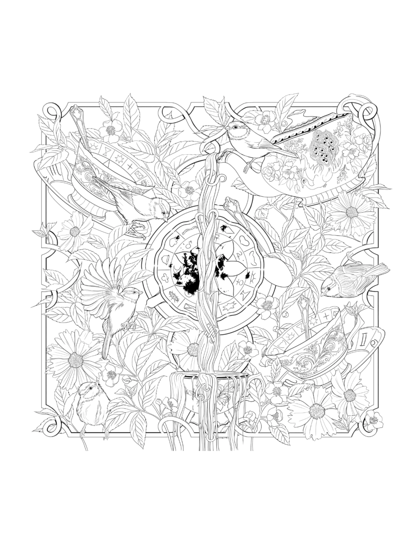 Mythographic Magick Apothecary Coloring Book