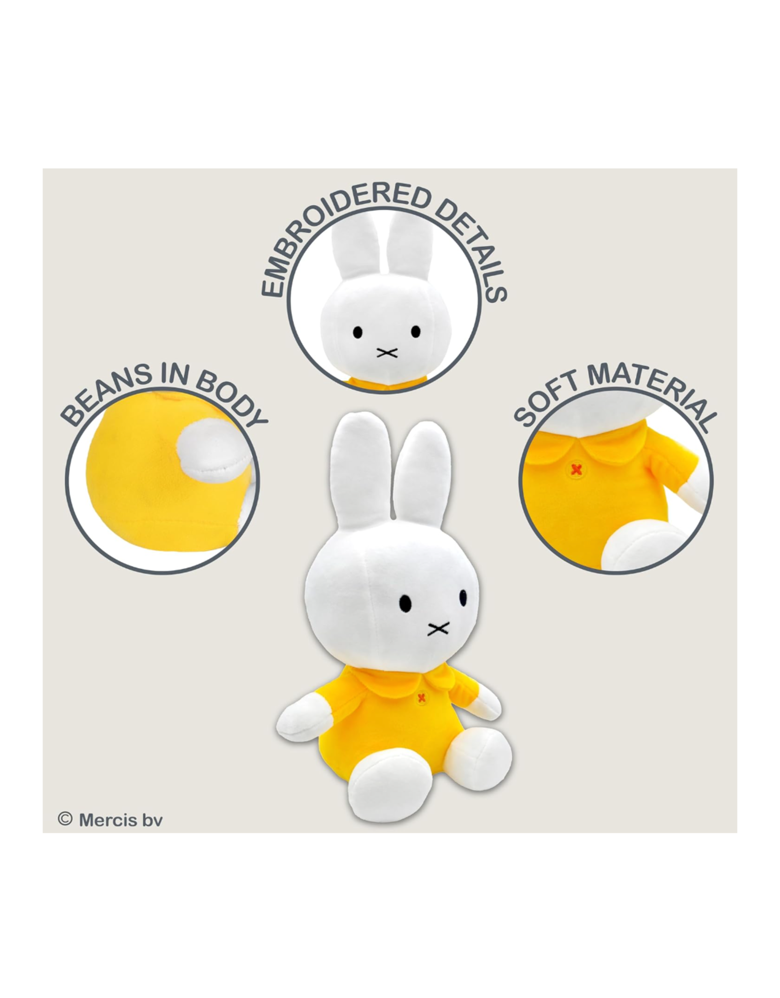 Miffy Plush - Yellow Dress