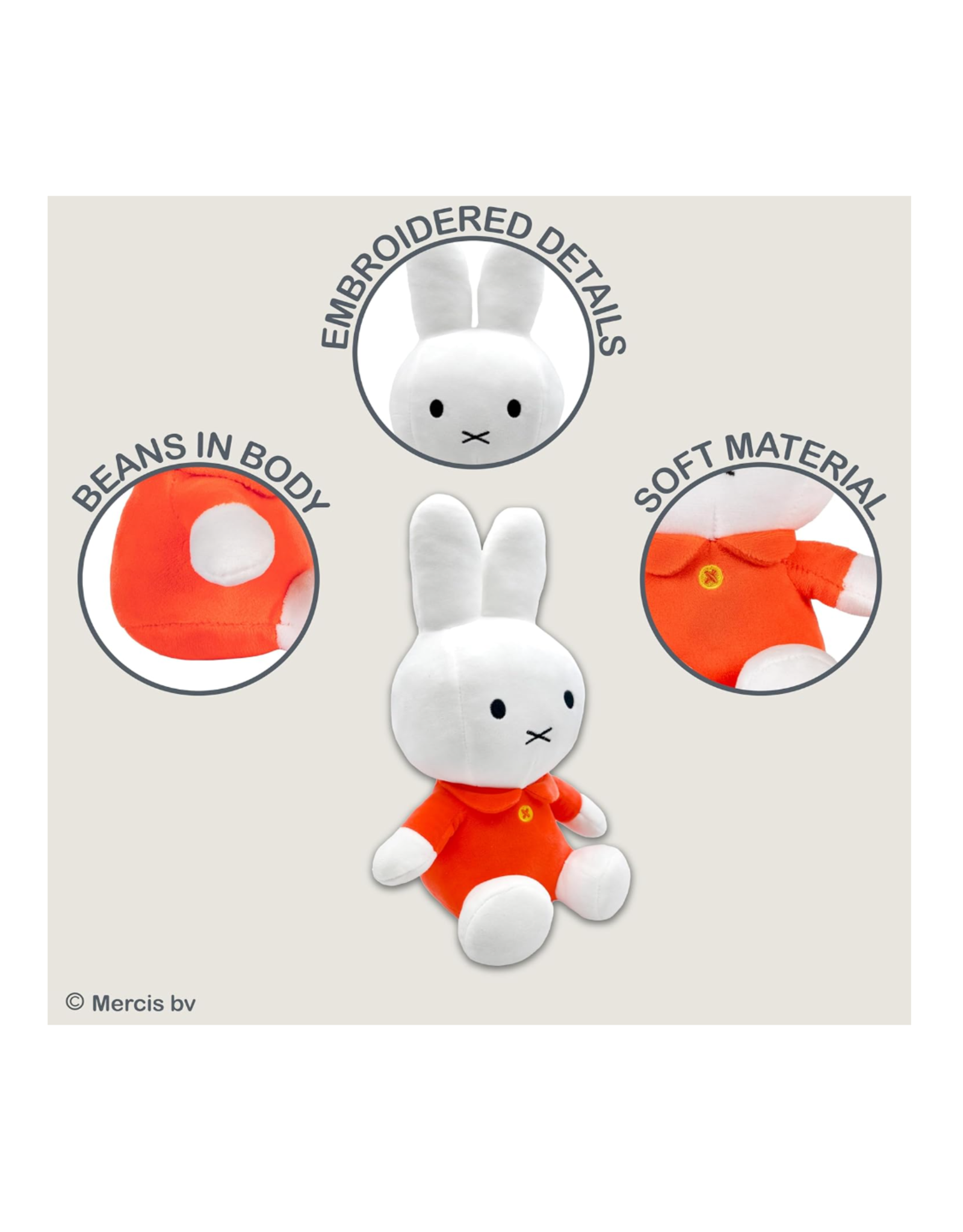 Miffy Plush - Orange Dress