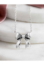 Sterling Silver Bow Festoon Necklace