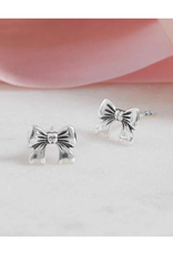 Sterling Silver Bow Post Earrings