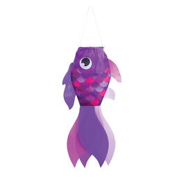 Windsock - 15" Lavender Damsel Fish