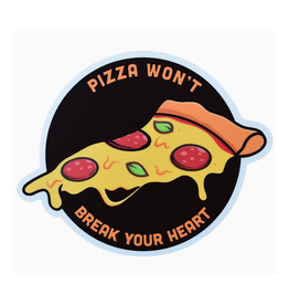 Pizza Won't Break Your Heart Sticker