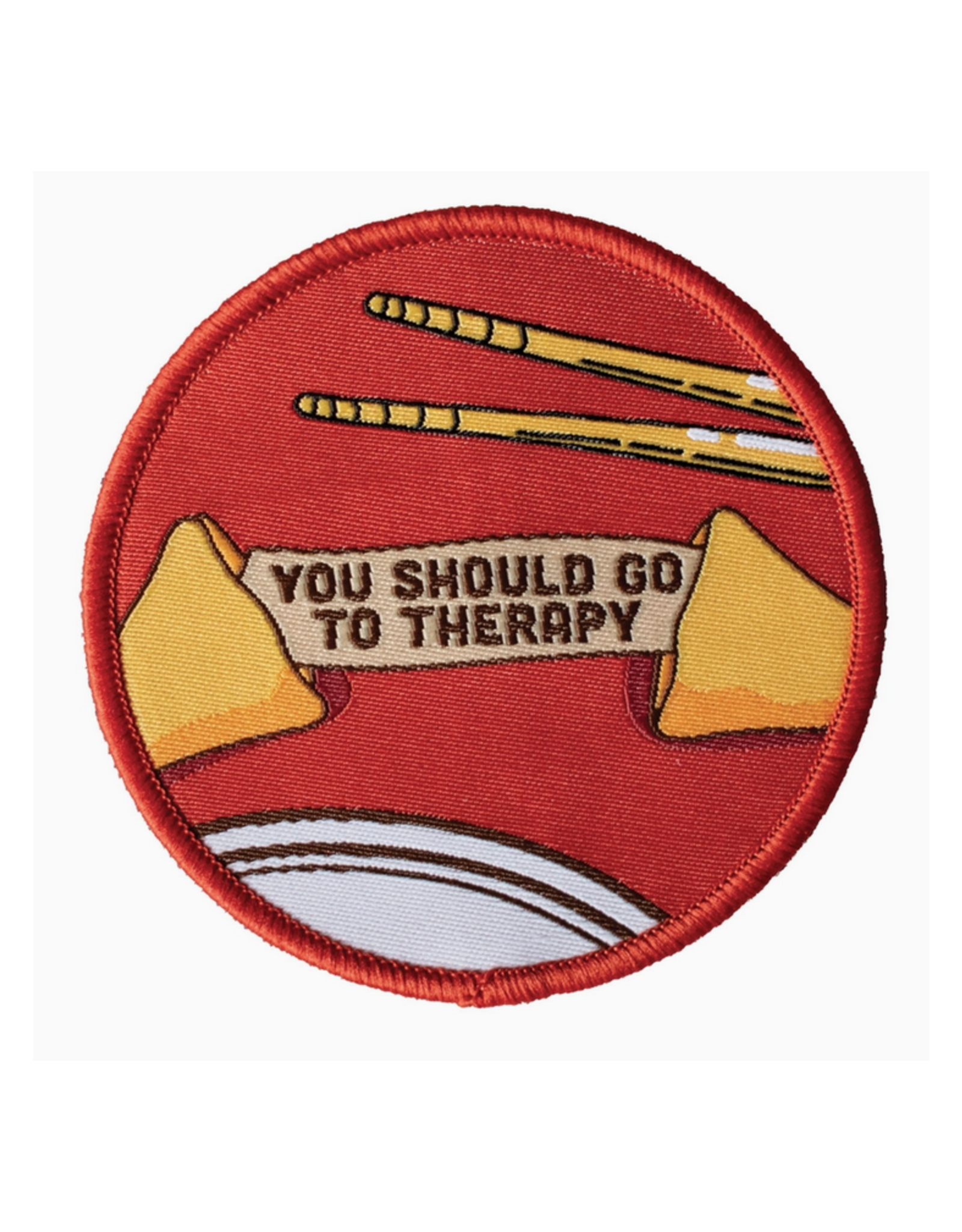 You Should Go To Therapy Fortune Cookie Patch