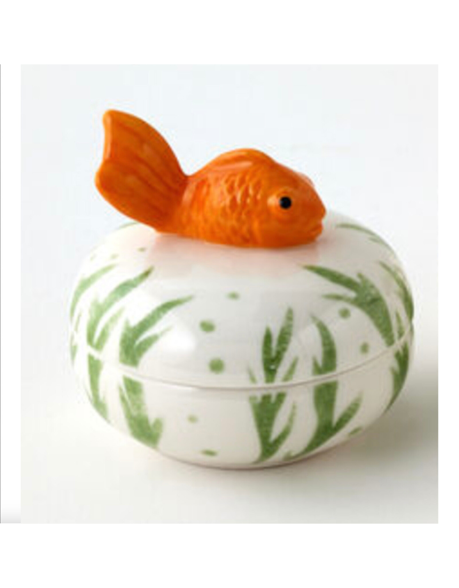 Orange Fish Trinket Box