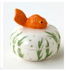 Orange Fish Trinket Box