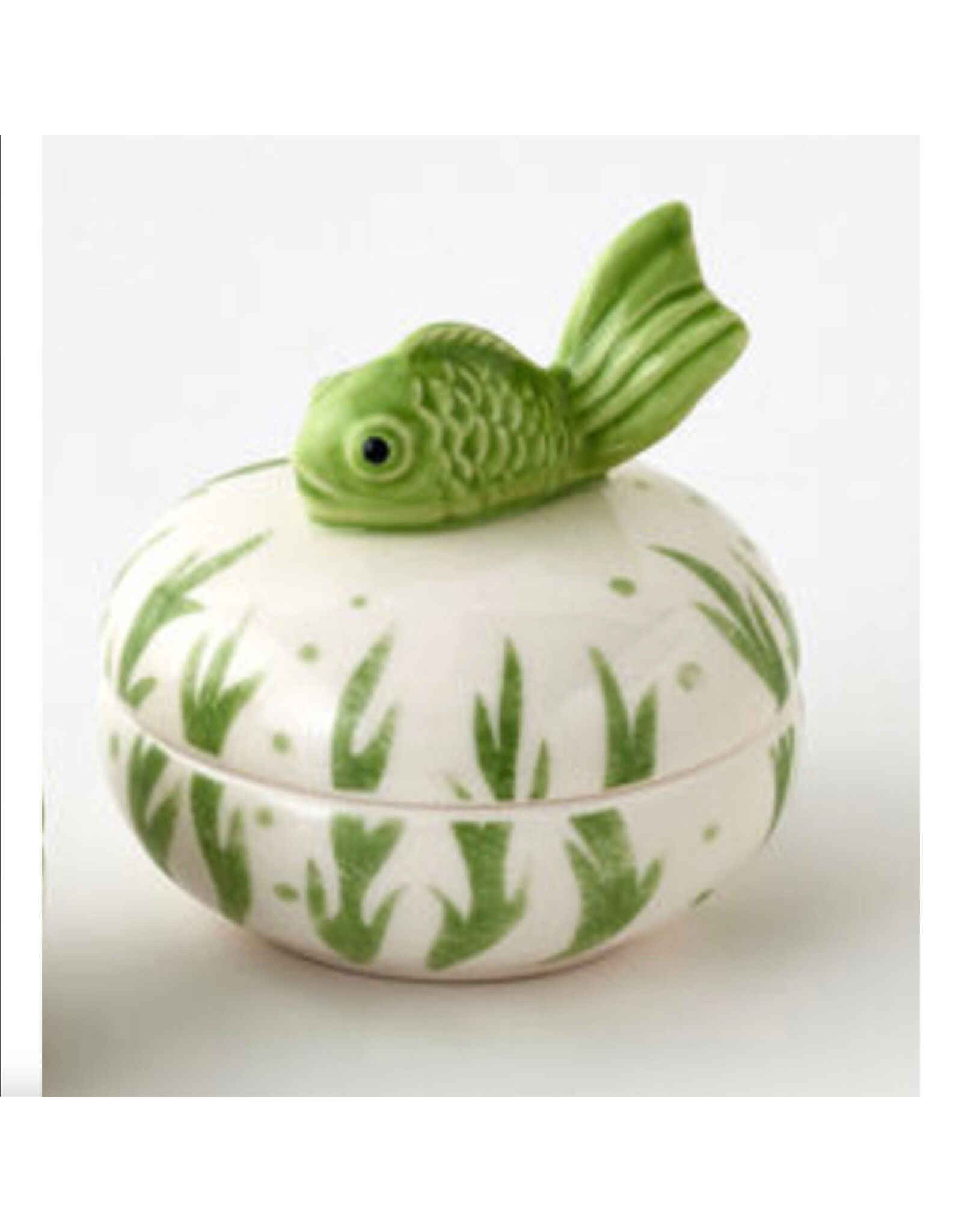 Green Fish Trinket Box