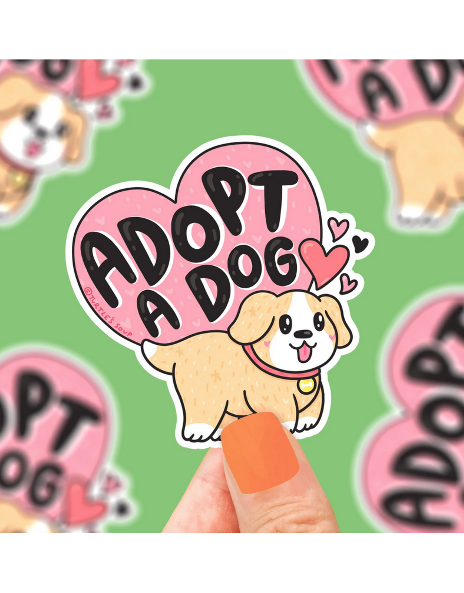 Adopt a Dog Sticker