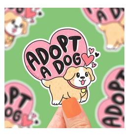Adopt a Dog Sticker