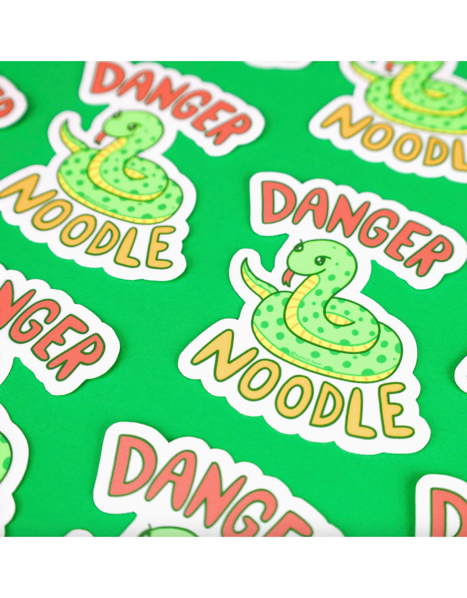 Danger Noodle Snake Sticker