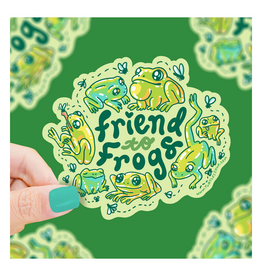 Friend to Frogs Sticker