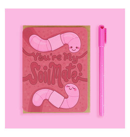 You're my Soil-mate Worms Greeting Card