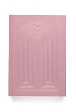 Radiant Rainbow Suede Journal - Pink
