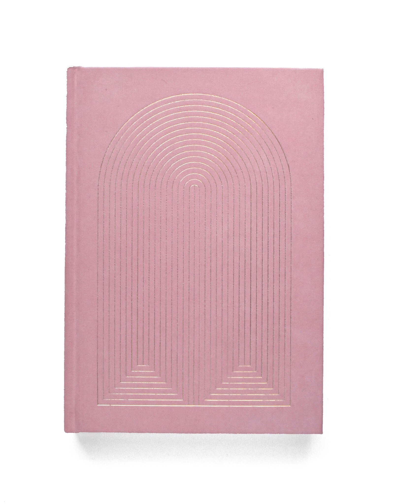 Radiant Rainbow Suede Journal - Pink