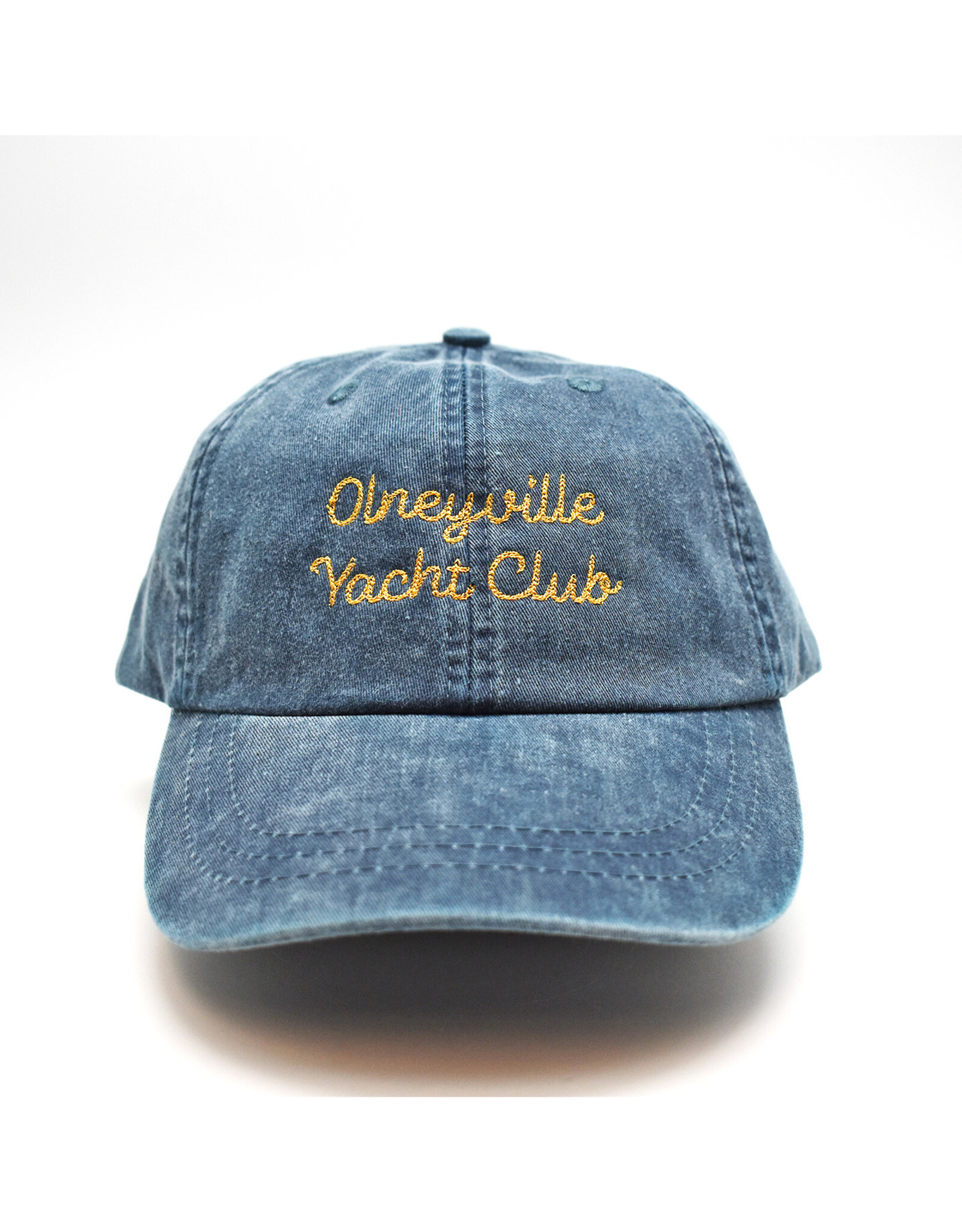 Olneyville Yacht Club Dad Hat - Blue/Gold