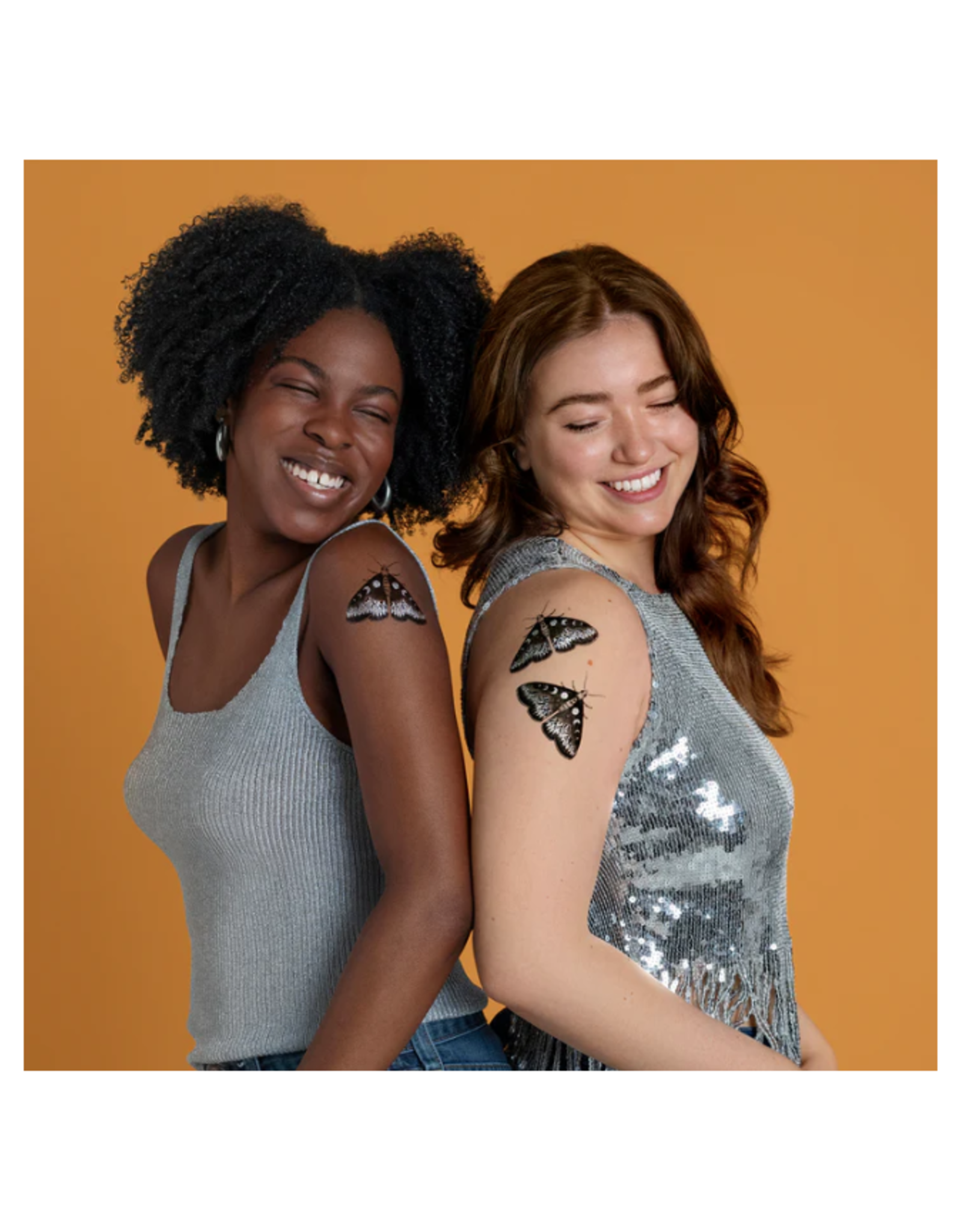 Mystic Moth Tattoo Pair