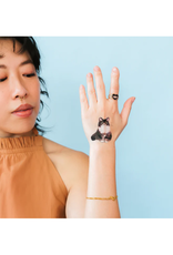 Curious Cat Tattoo Pair