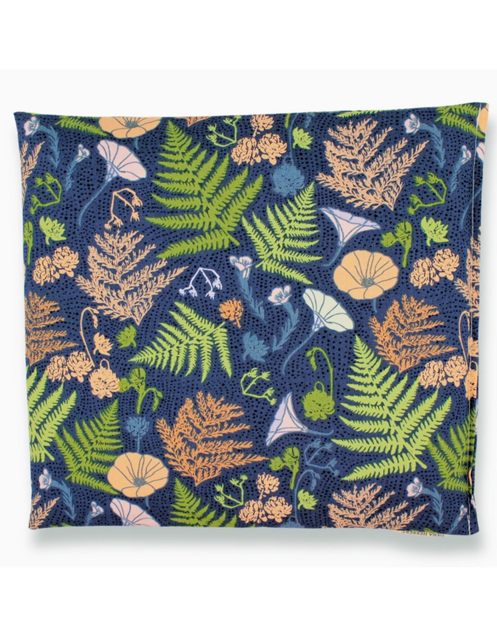 Navy Fern  Lavender Heat Wrap -